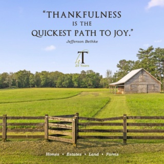 Todd Henon Properties is thankful for the privilege of 25 years guiding pathways to Real Estate dreams.
Wishing you and yours a holiday season filled with gratitude for the things that matter most! 🦃
- Todd & Team
Leaders in Homes, Estates, Land, Farms.
Chattanooga's 1st Accredited Land Consultant.